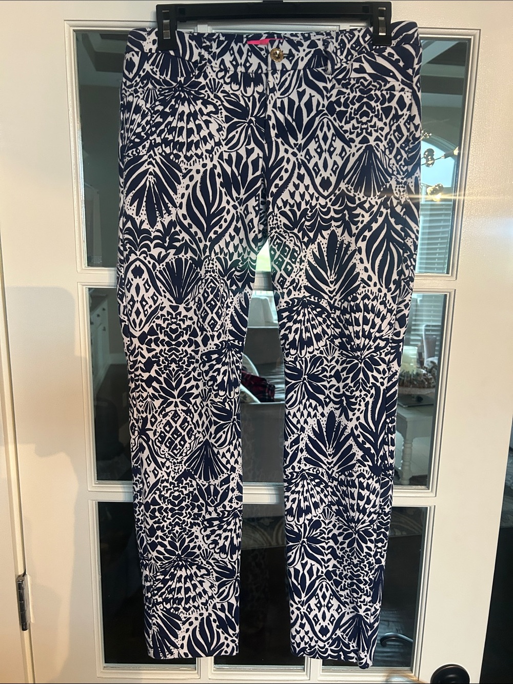 Lily Pulitzer blue & white pants
